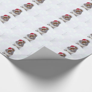 Holiday Squirrel Wrapping Paper