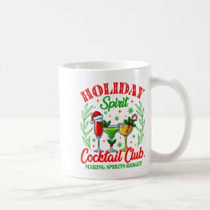 Holiday Srit Tail Club Christmas Drink Xmas Vacati Coffee Mug