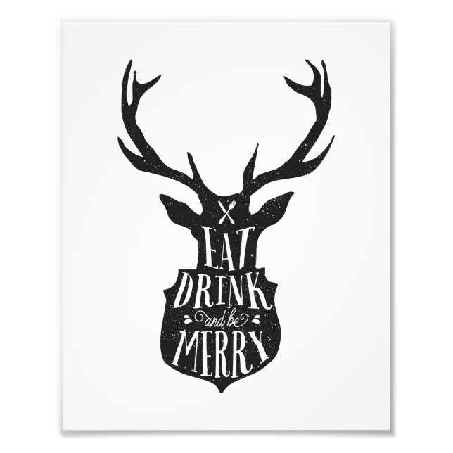 Holiday Stag | Holiday Art Print (Front)