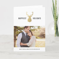 Holiday Stag | Holiday Photo Greeting Card