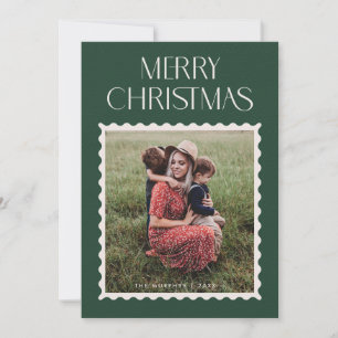 Holiday Stamp Photo Card - Forest
