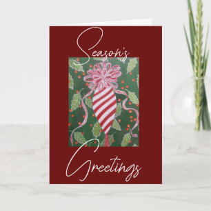 Holiday Standard, 5" x 7" Folded Greeting Card