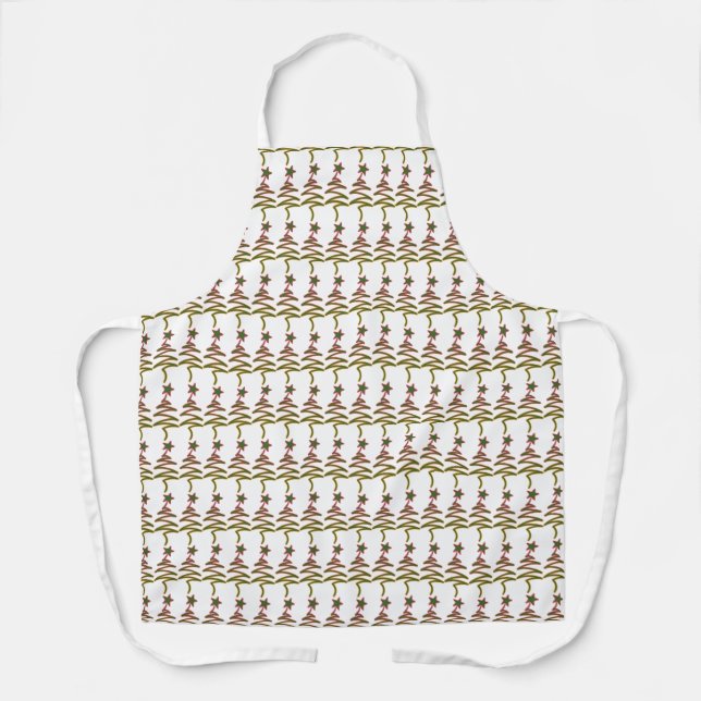 Holiday Star Christmas Apron (Front)