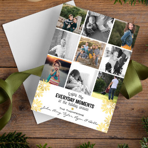 Holiday Star Everyday Moments 9 Photo Collage Card