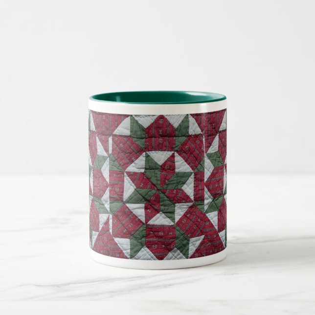 Holiday Star Two-Tone Coffee Mug (Center)
