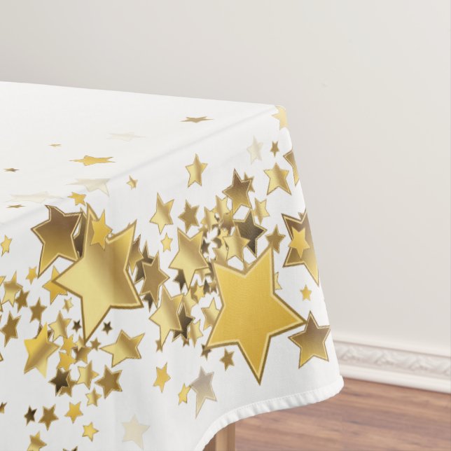 Holiday Stars Tablecloth "60x84" (In Situ)
