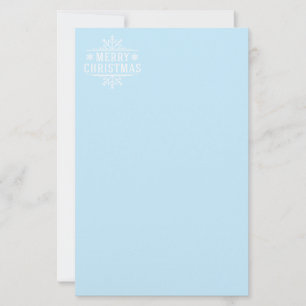Holiday Stationery Paper-Snowflake