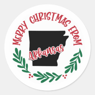 Holiday Sticker from Arkansas
