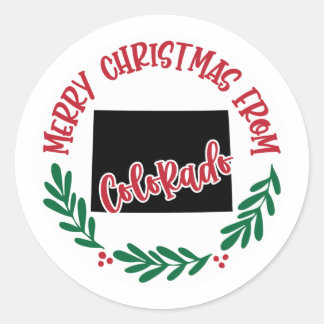 Holiday Sticker from Colorado