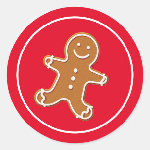 Holiday Stickers Gingerbread Man