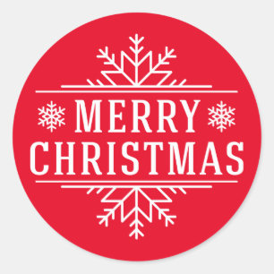 Holiday Stickers Merry Christmas