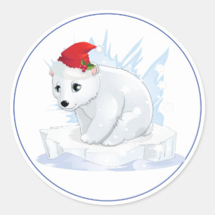 Holiday Stickers Polar Bear