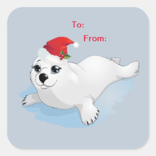 Holiday Stickers Seal