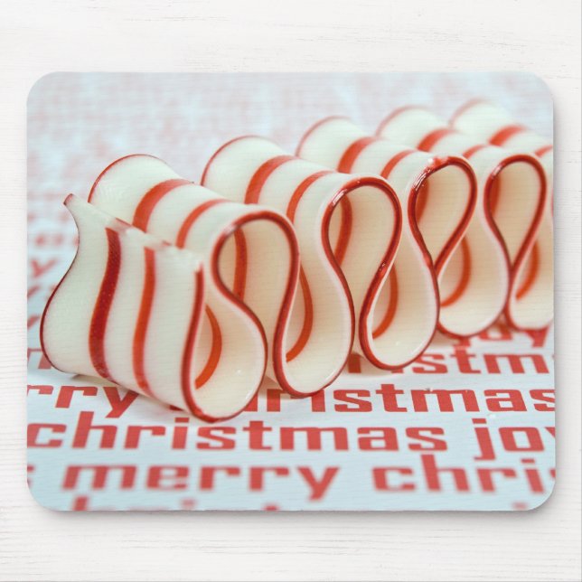 Holiday Stripes Mouse Pad (Front)