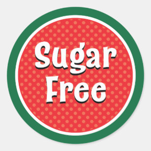 Holiday Sugar Free Sticker