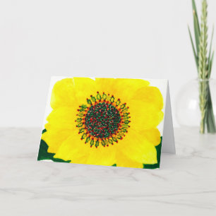 Holiday Sunflower Christmas Card