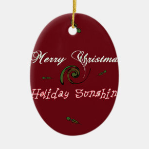 Holiday Sunshine Collection Ceramic Tree Decoration