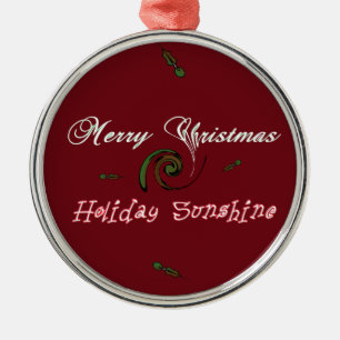 Holiday Sunshine Collection Metal Tree Decoration