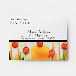 HOLIDAY SUNSHINE WITHIN THE PINES :) 4.25x5.6  Envelope