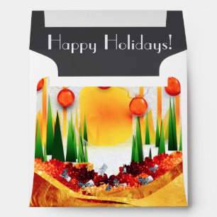 HOLIDAY SUNSHINE WITHIN THE PINES :) 5.25X5.25 ENVELOPE