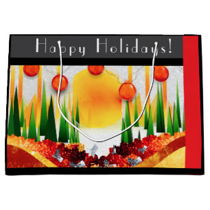 HOLIDAY SUNSHINE WITHIN THE PINES :) LARGE GIFT BAG