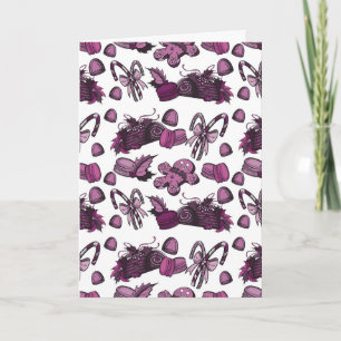 Holiday Sweets- Sugar Plum (Solid) Card