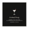 Holiday Swizzle Cocktail Party Invitation Black 2