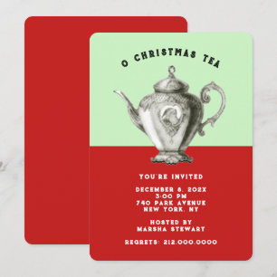 Holiday Tea Invites