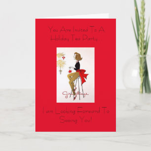 Holiday Tea Party Invitation