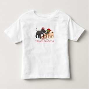 Holiday Team Santa Kids T-Shirt