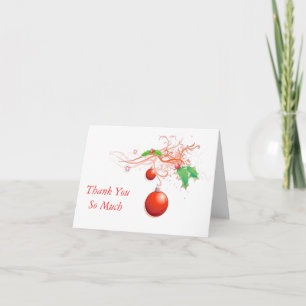 HOLIDAY THANK YOU NOTE CARD