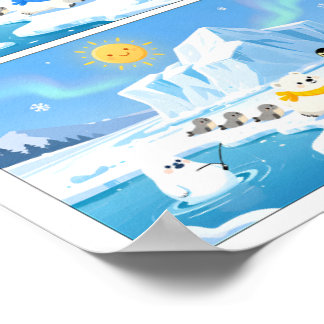 Holiday Theme Spot the Difference Kids Activity  Poster