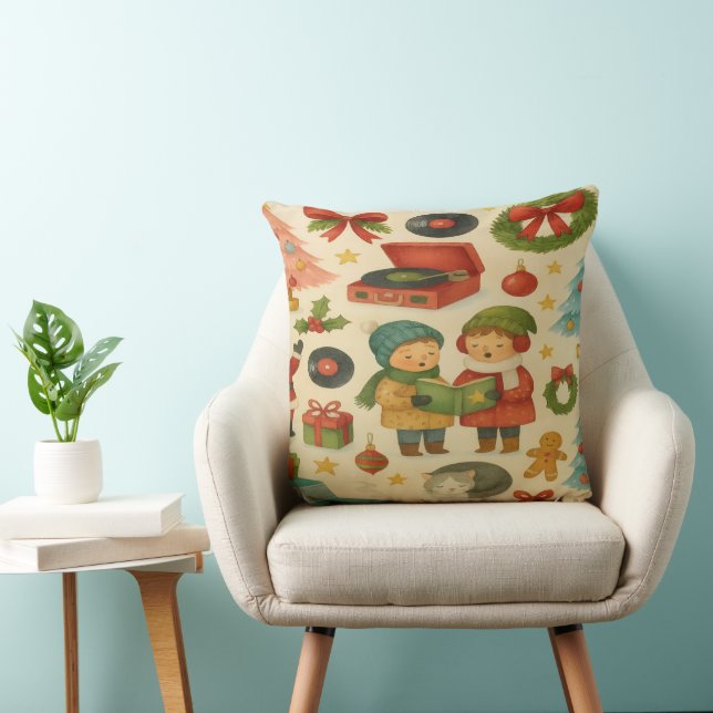 Holiday Throw Pillow (Chair)