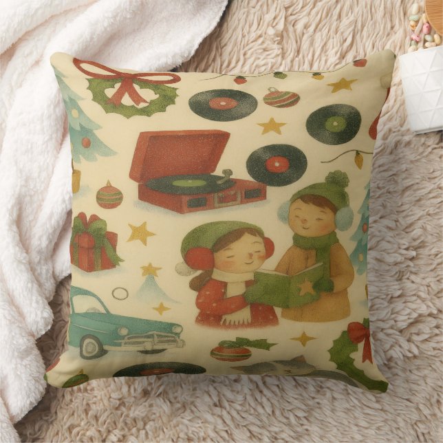Holiday Throw Pillow (Blanket)