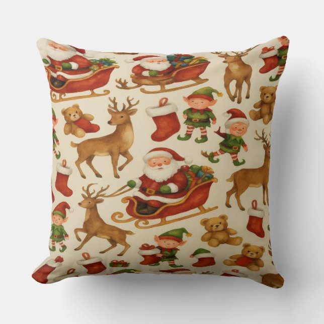Holiday Throw Pillow (Front)