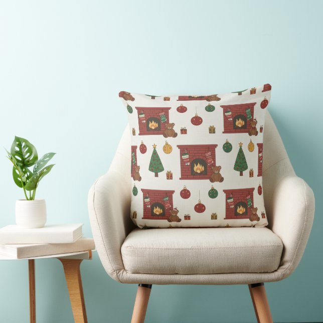Holiday Throw Pillow (Chair)