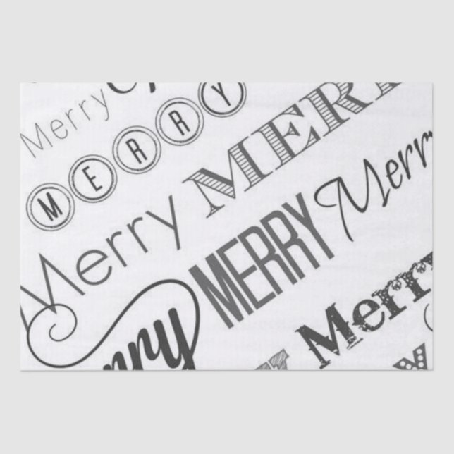 Holiday  tissue paper (Front)