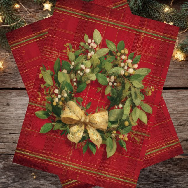 Holiday Tissue Paper with Wreath Design (Creator Uploaded)