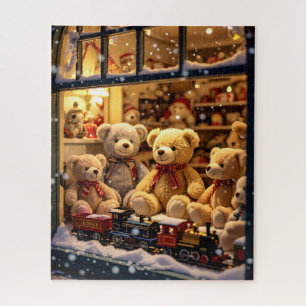 Holiday Toy Shop Window Jigsaw Puzzle