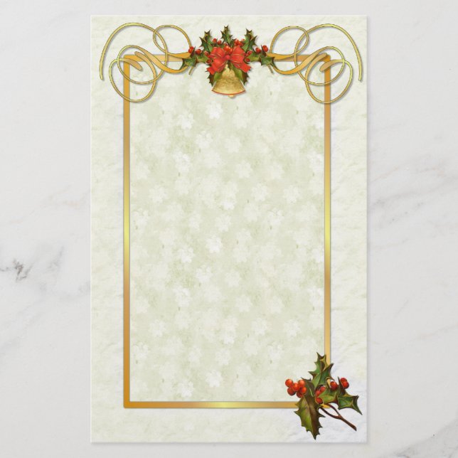 Holiday Traditions 2 Stationery (Front)