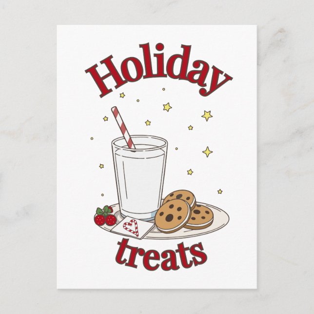 Holiday treats postcard (Front)