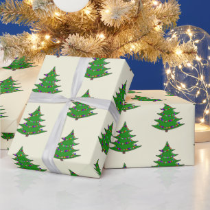 Holiday Tree Christmas Wrapping Paper
