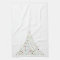 Holiday tree kitchen towel - white
