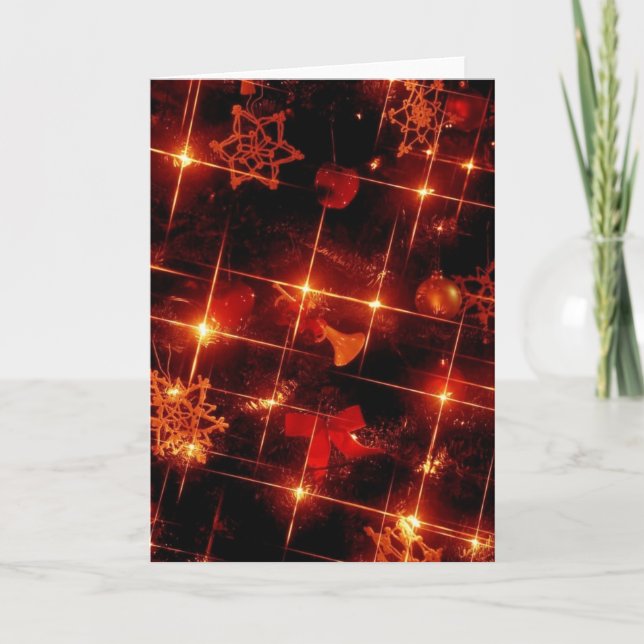 Holiday Tree Lights Twinkle Card (Front)