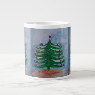 Holiday Tree Ornament Large Coffee Mug