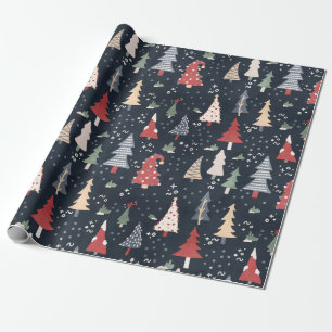 Holiday Trees Wrapping Paper