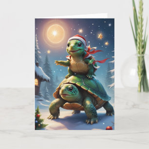 Holiday Turtles Card