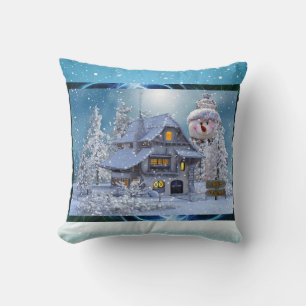 Holiday two-sided cushion