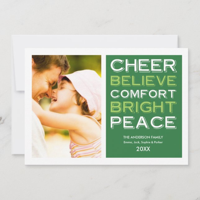 HOLIDAY TYPE  | HOLIDAY PHOTO CARD (Front)