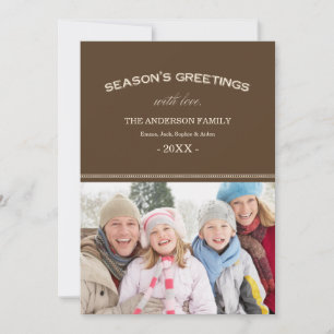 HOLIDAY TYPOGRAPHY HOLIDAY PHOTO CARD